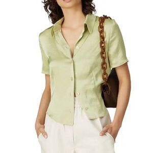 Nanushka Green Clare Shirt